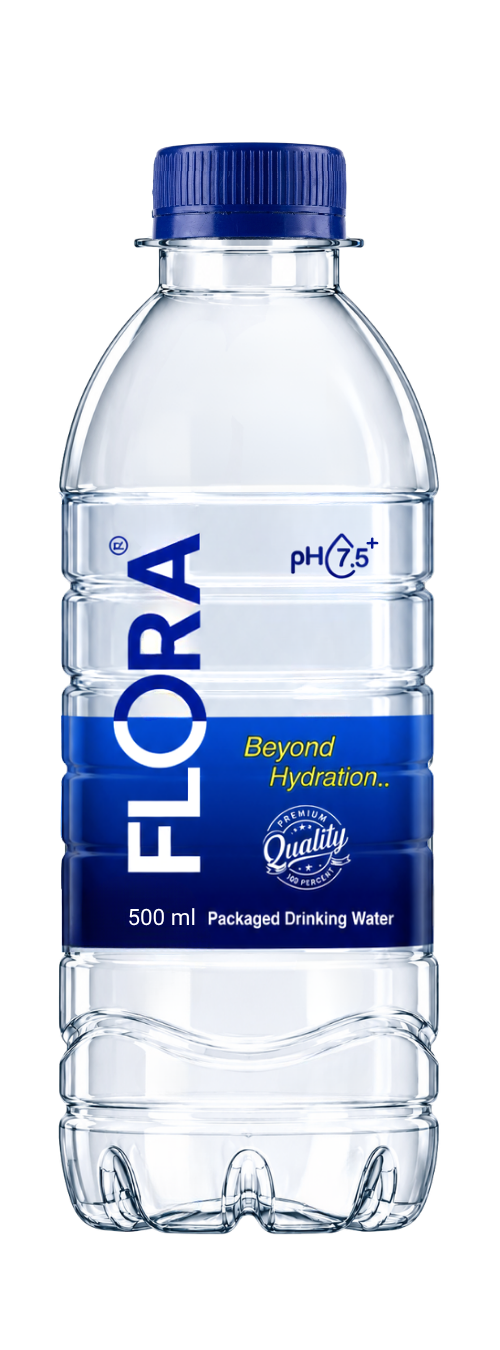 Flora Regular Water 500mL bottle